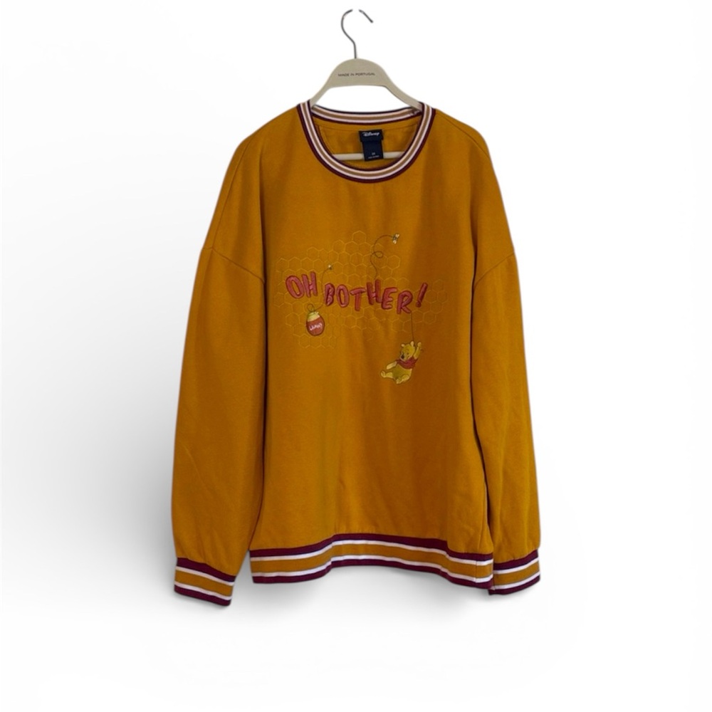 Disney Winnie the Pooh Oh Bother Honeycomb Crewneck Sz 2X